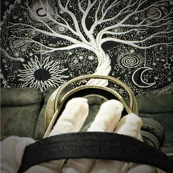 Vintage Coach soho shoulder bag Y2K Poppy Denim Coach Black and silver tote bag - Picture 17 of 17